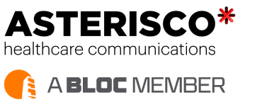 ASTERISCO* healthcare communications - A Bloc Member Logo ASTERISCO* healthcare communications - A Bloc Member Logo